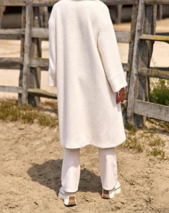 Femme Lauren Vidal Manteau Aska crème