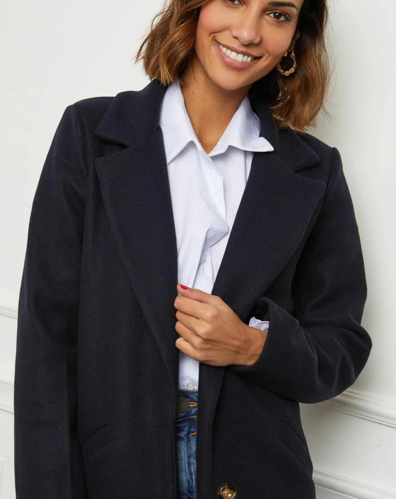 Femme L'Armoire de Suzette Manteau Bleuet marine