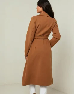 Femme L'Armoire de Suzette Manteau Camélia camel