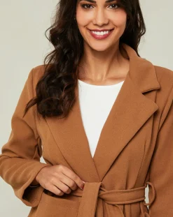 Femme L'Armoire de Suzette Manteau Camélia camel