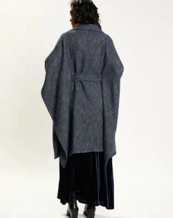 Femme Lauren Vidal Manteau cape Solo nuit