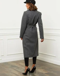 Femme L'Armoire de Suzette Manteau Capucine anthracite