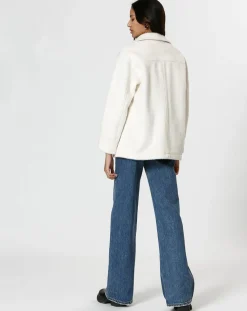 Femme The Korner Manteau Célia blanc