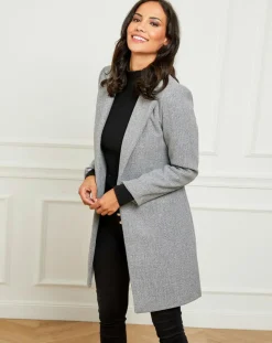 Hot L'Armoire de Suzette Manteau Elodie gris