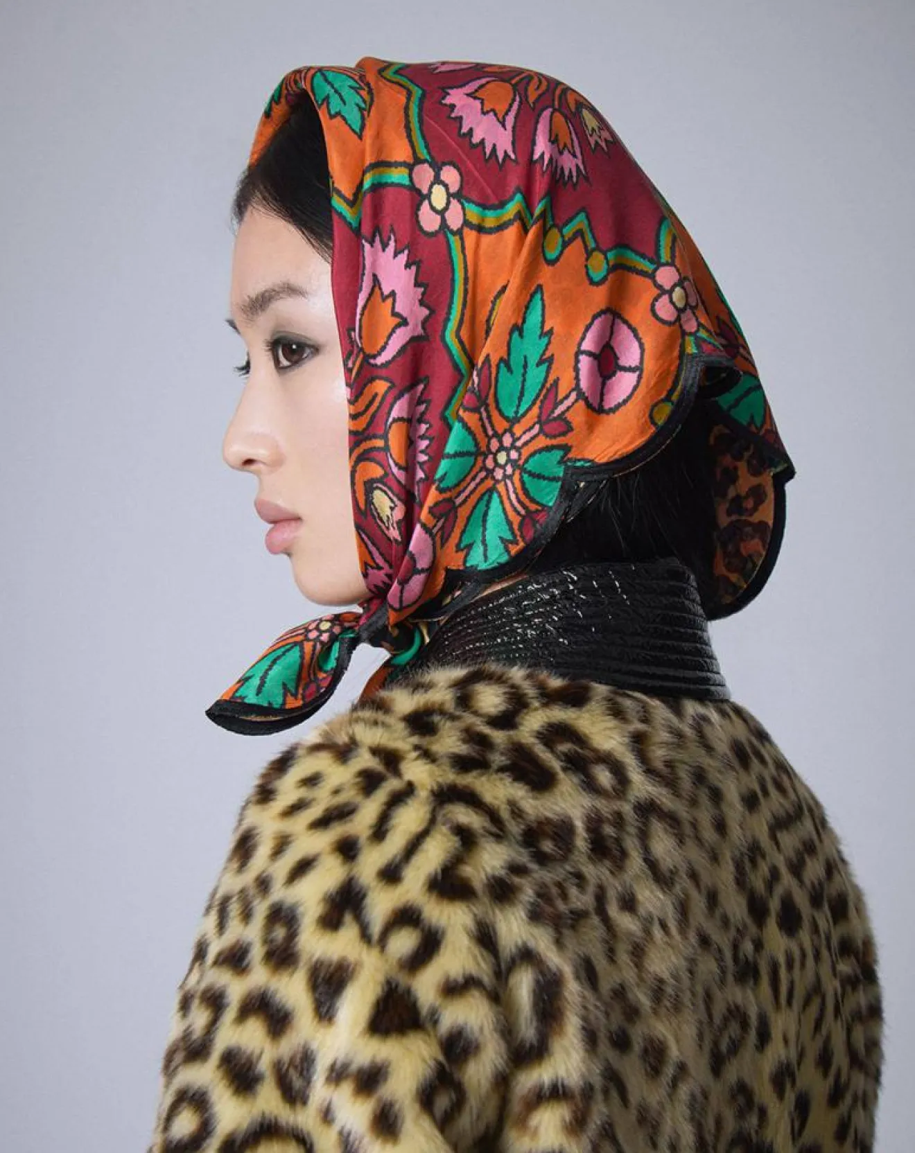 Hot Manoush Manteau en Fausse Fourrure léopard