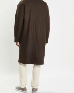 Homme Marc O'Polo Manteau en Laine mélangée bouillie marron