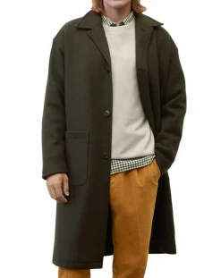 Homme Marc O'Polo Manteau en Laine mélangée bouillie marron
