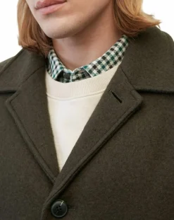 Homme Marc O'Polo Manteau en Laine mélangée bouillie marron