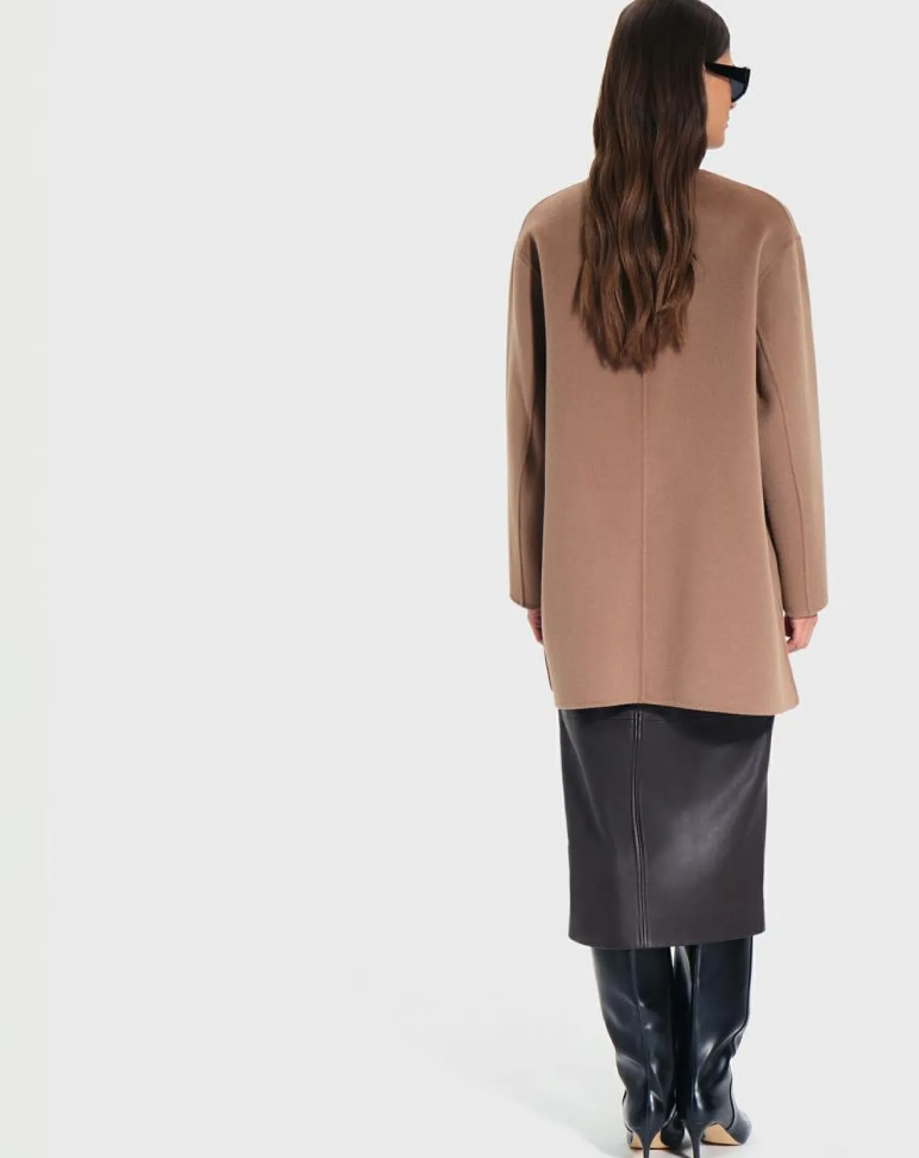 Outlet Zapa Manteau en Laine mélangée Manoa camel