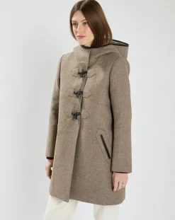 New Zapa Manteau en Laine mélangée Meros beige