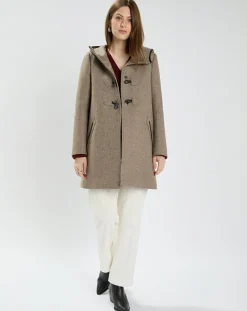 New Zapa Manteau en Laine mélangée Meros beige