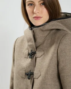 New Zapa Manteau en Laine mélangée Meros beige