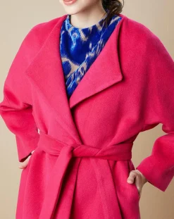 Femme Belair Manteau en Laine mélangée Mika rose