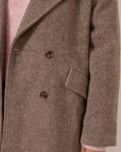 Sale Garance Paris Manteau en Laine mélangée Travis mocha