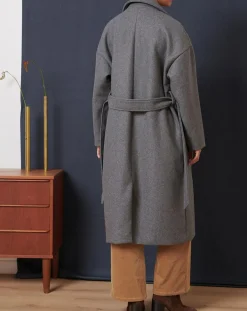 New Garance Paris Manteau en Laine mélangée Tracy granit