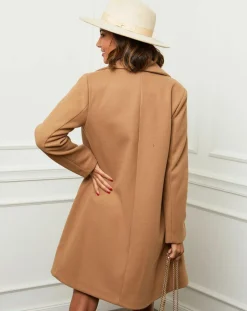Femme L'Armoire de Suzette Manteau en Laine mélangée Zoe camel