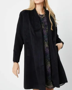 Discount Molly Bracken Manteau façon peignoir noir