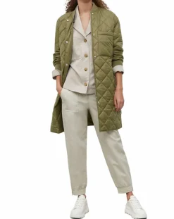 Femme Marc O'Polo Manteau long matelassé kaki