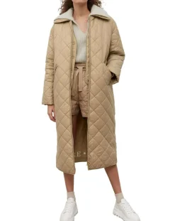 Femme Marc O'Polo Manteau long matelassé Oversize beige