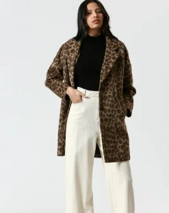 Femme The Korner Manteau Melinda marron