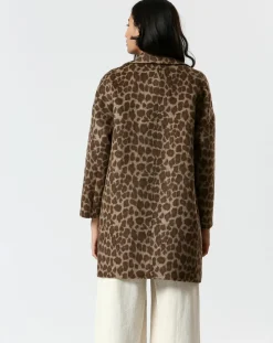 Femme The Korner Manteau Melinda marron