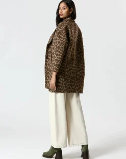 Femme The Korner Manteau Melinda marron