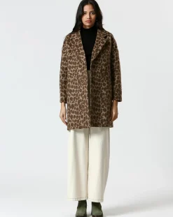 Femme The Korner Manteau Melinda marron