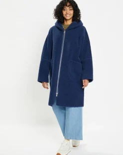 Online Lou Andrea Manteau réversible en Fausse Fourrure 319 Mont indigo