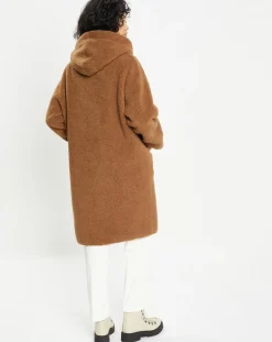 Sale Lou Andrea Manteau réversible en Fausse Fourrure 319S Mont toffee