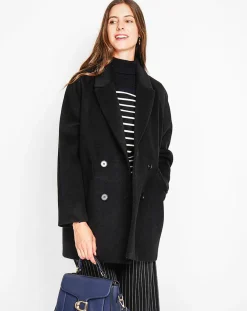 Femme Assuili Manteau Sandra noir
