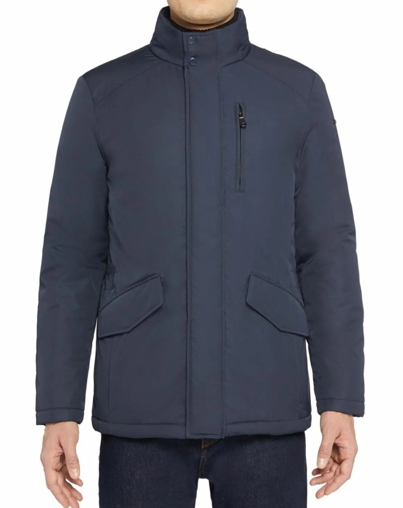 Sale Geox Manteau technique Vincit bleu marine