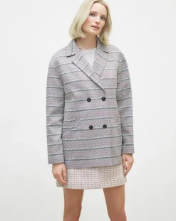 Discount Caroll Manteau Ville Louison bleu marine