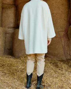 Outlet Lauren Vidal Manteau Zana crème