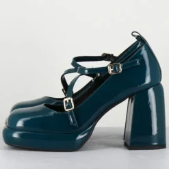 Best Garrice Lab Mary Jane en Cuir abra bleues - Talon : 8cm