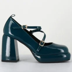 Best Garrice Lab Mary Jane en Cuir abra bleues - Talon : 8cm