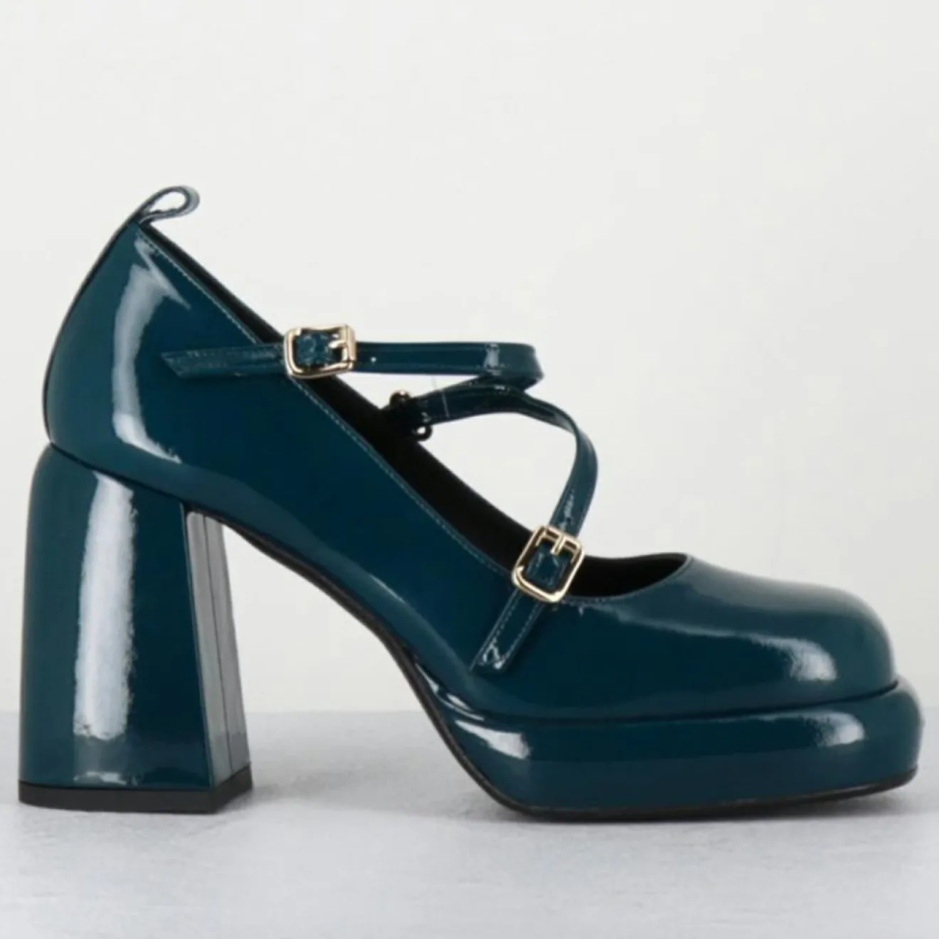 Best Garrice Lab Mary Jane en Cuir abra bleues - Talon : 8cm