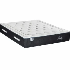 Discount Bellecour Matelas Mémoire de forme Privilège anthracite/blanc - 140x190 cm