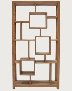 Best Uniqka Maze - Étagère en bois massif de Teck