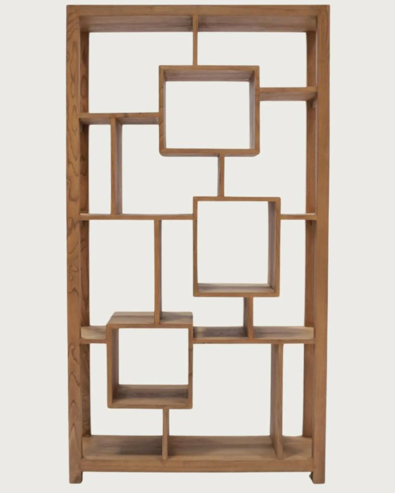 Best Uniqka Maze - Étagère en bois massif de Teck