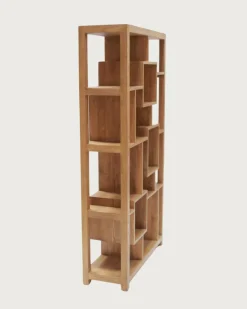 Best Uniqka Maze - Étagère en bois massif de Teck