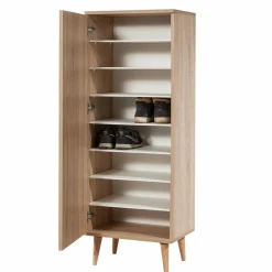 Discount Wooden Art Meuble à chaussures Filinta multicolore - 50x128x38 cm