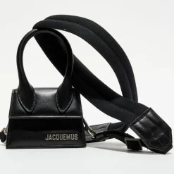 Online Jacquemus Mini sac à main en Cuir Le Chiquito noir - 12x6 cm