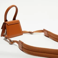 Femme Jacquemus Mini sac à main en Cuir Le Chiquito marron - 12x6 cm