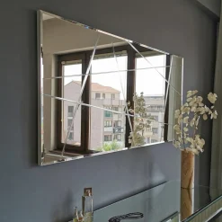 Wooden Art Miroir A331Y blanc - 130x62x2.2 cm