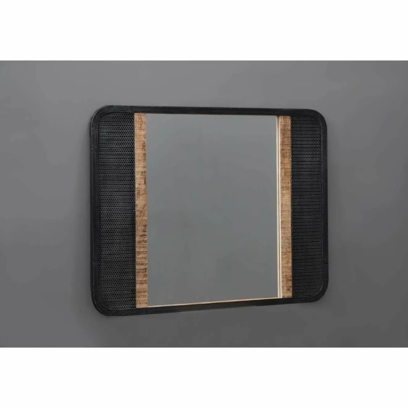 Hot Bois & Chiffons Miroir tendance Manguier Farm II Naturel - 110x3x85 cm