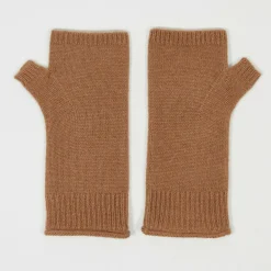 Femme Cashmere Tribu Mitaines 100% Cachemire poignets en côtes Mindy mocha