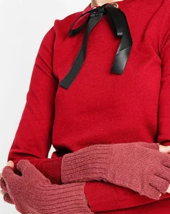 Femme Assuili Mitaines Lola bordeaux