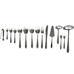 New Cook Concept Ménagère avec coffret en bois & tiroir noire - 84 pièces