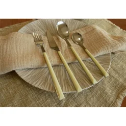 Hot Menastyl Ménagère Colorama crème- 24 Pièces