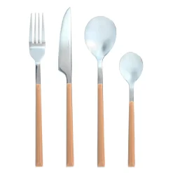 Menastyl Ménagère Colorama noisette - 24 Pièces